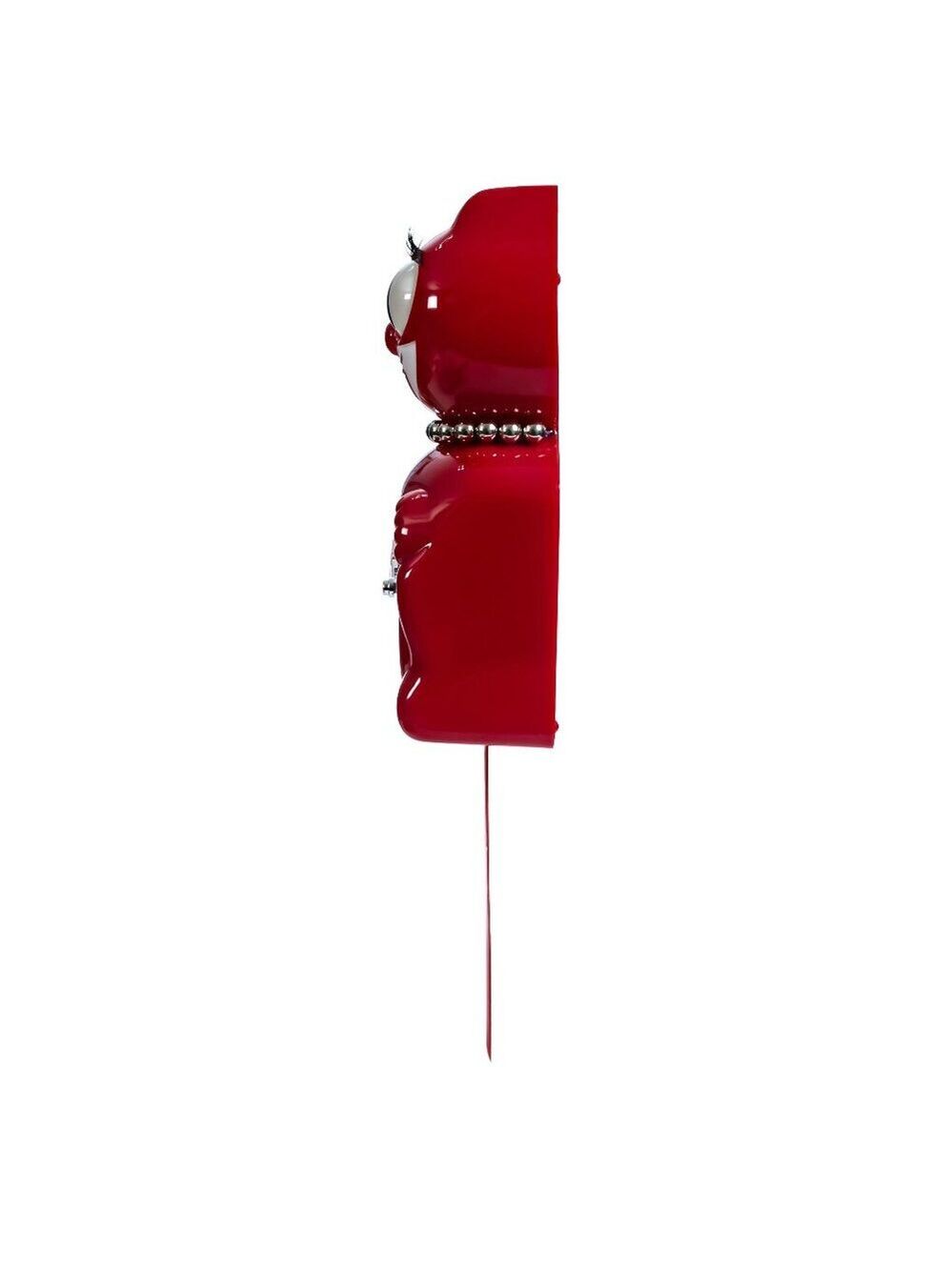 Retro Red Lady Kitchen Edition Kit-Cat Klock - Picture 4 of 5